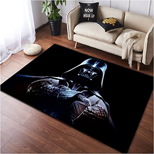 LHGBGBLN Starship Wars-Teppich - Jedi-Krieger-Teppiche - Lichtschwert Teppich - Kurzflor-Dekor-Bodenmatte 160x230cm von LHGBGBLN