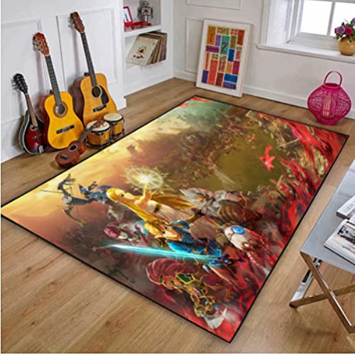 Zelda Legend Teppich – Cartoon-Teppich – Home Decor Bodenmatte für Kinderzimmer 120x160cm von LHGBGBLN