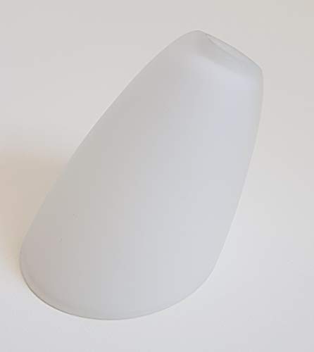 Lampenschirm Schute Ersatzglas Lampenschirm G4 Opalglas weiß matt abgeschrägt Ø unten 4,5cm von Lhh