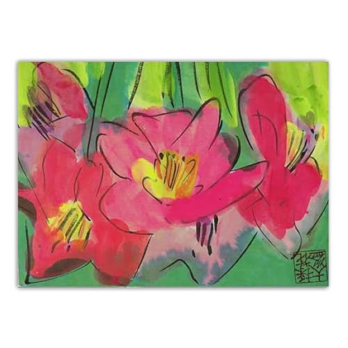 LHHJF LJHFA Berühmte Walasse Ting Poster Blume Bunte Wandkunst Walasse Ting Leinwand Malerei Und Drucke Für Zuhause Moderne Dekor Wandbild 40x60cm Kein Rahmen LHHJF LJHFA Berühmte Walasse Ting Poster Blume Bunte Wandkunst Walasse Ting Leinwand Malerei Und Drucke Für Zuhause Moderne Dekor Wandbild 40x60cm Kein Rahmen von LHHJF LJHFA