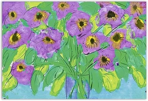 LHHJF LJHFA Berühmte Walasse Ting Poster Blume Bunte Wandkunst Walasse Ting Leinwandmalerei und Drucke Nordic Home Decor Wandbild 40x60cmx1 Kein Rahmen LHHJF LJHFA Berühmte Walasse Ting Poster Blume Bunte Wandkunst Walasse Ting Leinwandmalerei und Drucke Nordic Home Decor Wandbild 40x60cmx1 Kein Rahmen von LHHJF LJHFA