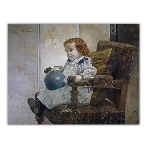 LHHJF LJHFA Joaquin Sorolla Poster《Das Kind Jaime Garcia Banus》Wandkunst Joaquin Sorolla Leinwandmalerei und Drucke Home Decor Bild 50x70cm Kein Rahmen LHHJF LJHFA Joaquin Sorolla Poster《Das Kind Jaime Garcia Banus》Wandkunst Joaquin Sorolla Leinwandmalerei und Drucke Home Decor Bild 50x70cm Kein Rahmen von LHHJF LJHFA