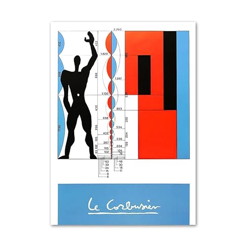 LHHJF LJHFA Le Corbusier Ausstellung Poster Le Corbusier Abstrakte Wandkunst Le Corbusier Leinwandmalerei und Drucke Nordic Home Decor Bild 40x60cm Ohne Rahmen LHHJF LJHFA Le Corbusier Ausstellung Poster Le Corbusier Abstrakte Wandkunst Le Corbusier Leinwandmalerei und Drucke Nordic Home Decor Bild 40x60cm Ohne Rahmen von LHHJF LJHFA