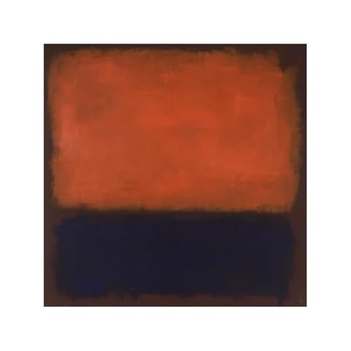 LHHJF LJHFA Mark Rothko Poster Abstrakte Expressionistische Wandkunst Mark Rothko Leinwand Malerei Und Drucke Für Zuhause Wohnzimmer Dekor Bild 50x50cm Kein Rahmen von LHHJF LJHFA