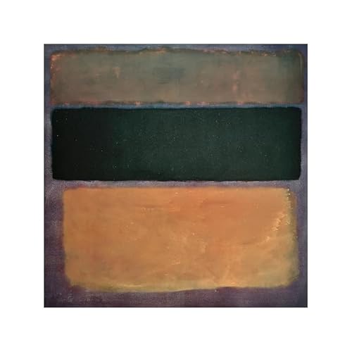 LHHJF LJHFA Mark Rothko Poster Abstrakte Expressionistische Wandkunst Mark Rothko Leinwand Malerei Und Drucke Für Zuhause Wohnzimmer Dekor Bild 50x50cm Kein Rahmen von LHHJF LJHFA