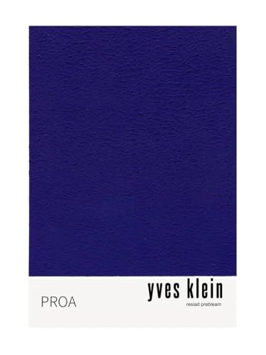 LHHJF LJHFA Yves Klein Poster Blau Geometrie Block Wandkunst Yves Klein Leinwand Malerei Und Drucke Nordic Home Wohnzimmer Dekor Bilder 50x70cm Kein Rahmen von LHHJF LJHFA