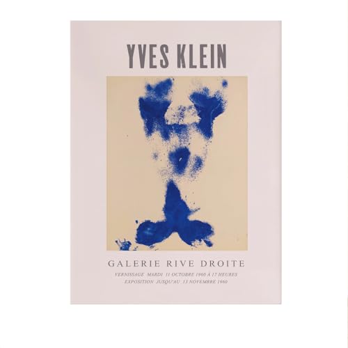 LHHJF LJHFA Yves Klein Poster Einfache Abstrakte Blaue Wandkunst Yves Klein Leinwand Malerei Und Drucke Nordic Home Wohnzimmer Dekor Bilder 50x70cm Kein Rahmen LHHJF LJHFA Yves Klein Poster Einfache Abstrakte Blaue Wandkunst Yves Klein Leinwand Malerei Und Drucke Nordic Home Wohnzimmer Dekor Bilder 50x70cm Kein Rahmen von LHHJF LJHFA