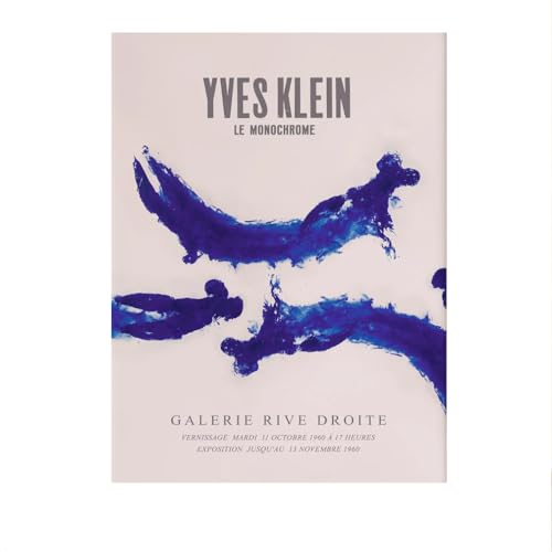 LHHJF LJHFA Yves Klein Poster Einfache Abstrakte Blaue Wandkunst Yves Klein Leinwand Malerei Und Drucke Nordic Home Wohnzimmer Dekor Bilder 50x70cm Kein Rahmen LHHJF LJHFA Yves Klein Poster Einfache Abstrakte Blaue Wandkunst Yves Klein Leinwand Malerei Und Drucke Nordic Home Wohnzimmer Dekor Bilder 50x70cm Kein Rahmen von LHHJF LJHFA