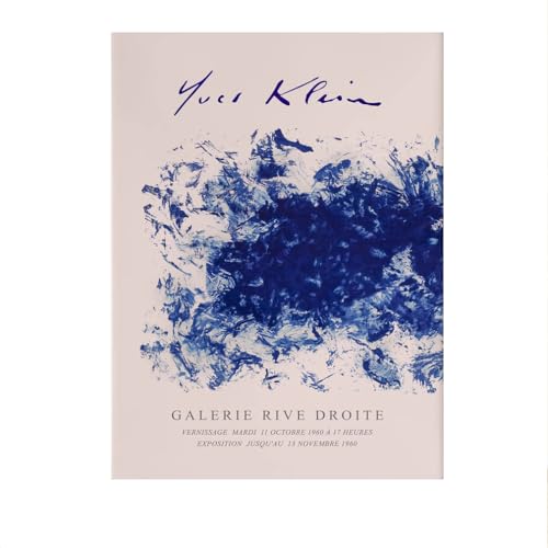 LHHJF LJHFA Yves Klein Poster Einfache Abstrakte Blaue Wandkunst Yves Klein Leinwand Malerei Und Drucke Nordic Home Wohnzimmer Dekor Bilder 50x70cm Kein Rahmen LHHJF LJHFA Yves Klein Poster Einfache Abstrakte Blaue Wandkunst Yves Klein Leinwand Malerei Und Drucke Nordic Home Wohnzimmer Dekor Bilder 50x70cm Kein Rahmen von LHHJF LJHFA