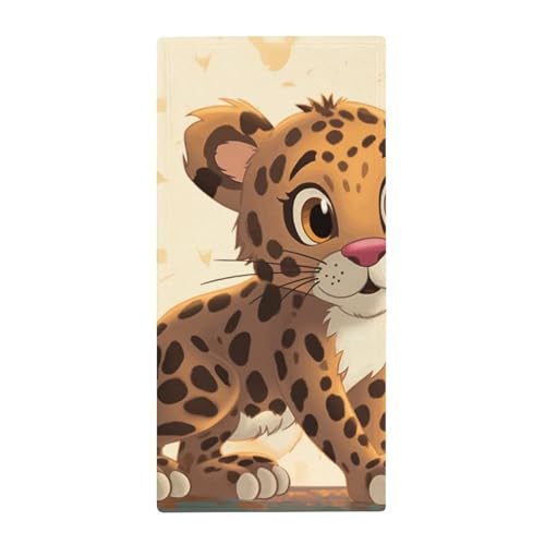 LHJKB Duschhandtücher mit niedlichem Jaguar-Druck, Korallen-Fleece, sehr saugfähiges Handtuch, Badetuch für Badezimmer, Fitnessstudio, Hotel und Spa LHJKB Duschhandtücher mit niedlichem Jaguar-Druck, Korallen-Fleece, sehr saugfähiges Handtuch, Badetuch für Badezimmer, Fitnessstudio, Hotel und Spa von LHJKB