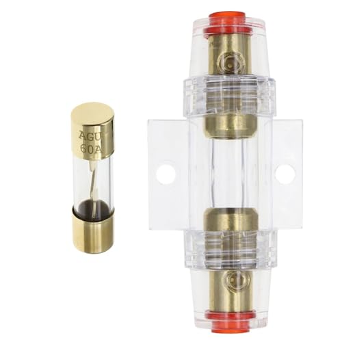 10A-100A 10 * 38mm Sicherungshalter Auto Audio Refit Sicherungshalter Auto Stereo Audio Circuit Breaker Inline 1 Stücke(100A) von LHKQHRDL