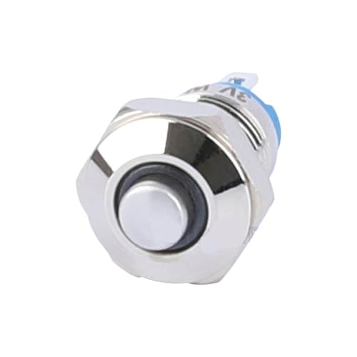 12 V Ring Led Beleuchtet 1NO Momentary/Selbsthemmend Hohe Flush Push Button Schalter 8mm 10 Stücke(Momentary) von LHKQHRDL