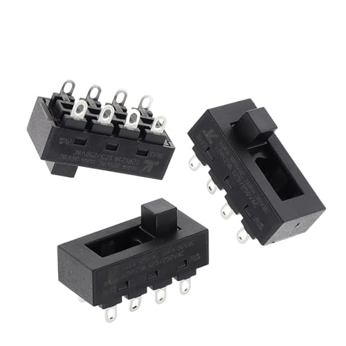 12A 250V 3 Position 8 Pin Toggle Slide DIP-Schalter LQ-103H Haartrockner heißer kalter Wind for JJ-15 FH6218/20/21/31 10Pcs von LHKQHRDL