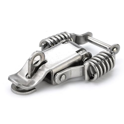 2 STÜCKE -J108 Schrankschlosskasten Haspe Fall Eisen Federverriegelung 67 * 24 Knebelschlösser for Schublade Tor Tür Möbel Hardware(J108) von LHKQHRDL