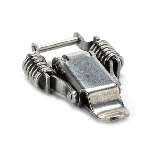 2 STÜCKE -J108 Schrankschlosskasten Haspe Fall Eisen Federverriegelung 67 * 24 Knebelschlösser for Schublade Tor Tür Möbel Hardware(J108B) von LHKQHRDL