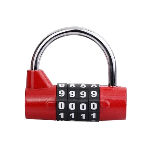 5-stellige Zahlenkombination Reisepasswortschloss Kombinationsvorhängeschloss Zinklegierung Schweres Codeschloss Sicherheit Sicherer Code(4 Code Red) von LHKQHRDL