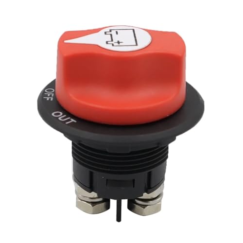 50 100 200 300 A Batterie-Rennschalter, 12 V, Trennschalter, Trennschalter, für Wohnmobil, Motorrad, LKW, Boot, 1 Stück (100 A) von LHKQHRDL