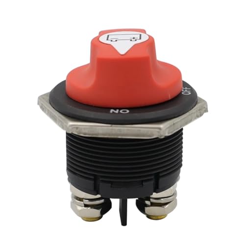 50 100 200 300A Rennschalter Autobatterie 12V Trennschalter Batterie Isolator Kit Schalter für Wohnmobil Motorrad LKW Boot 1 Stück (200A) von LHKQHRDL