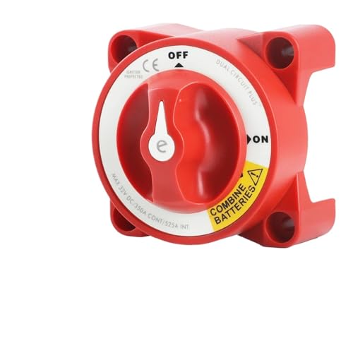 Batterie-Rotationsschalter Isolatoren mit Lichtmaschinenfeldtrennung, 12 V-32 V, 350 A, Serie E für Auto, LKW, Boot, schnell, 1 Stück (AFD 4 Switch) von LHKQHRDL