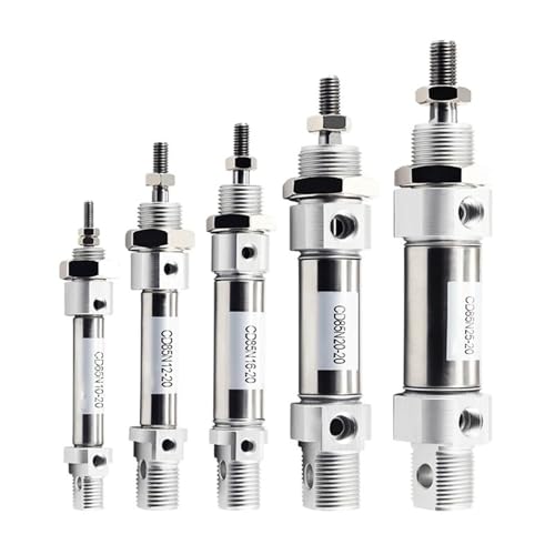 CD85N/C85N8 10 12 16 20 25 Luftzylinder Standard Doppeltwirkend Einzelstange Minizylinder Hub 200 225mm 1 Stücke(Stroke 200mm,C85N20) von LHKQHRDL