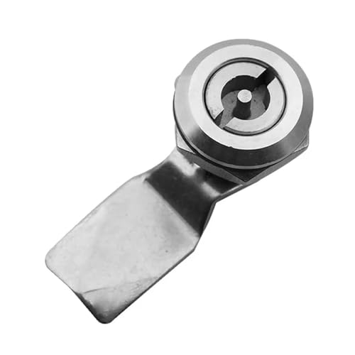 Edelstahl Metro/HSR/Zug Türschloss Multifunktions Elektrische Schrank Schloss Mülleimer Aufzug Scalator Dreieck Schloss 1Pcs(S type with key) von LHKQHRDL