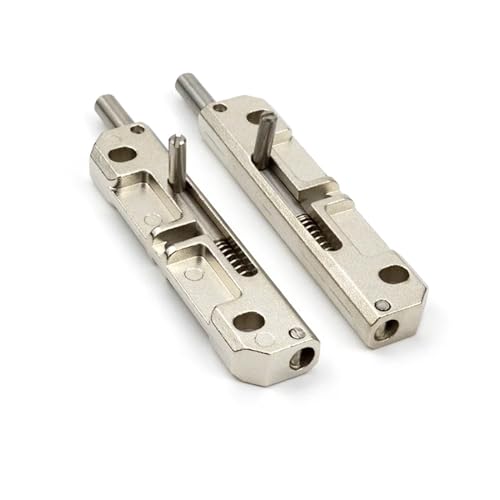Federtyp Teleskopriegel Scharnier Verteilerschrank Tür Schaltschrank Kastenriegel MX02 Türriegel 1St(Nickel plating left) von LHKQHRDL