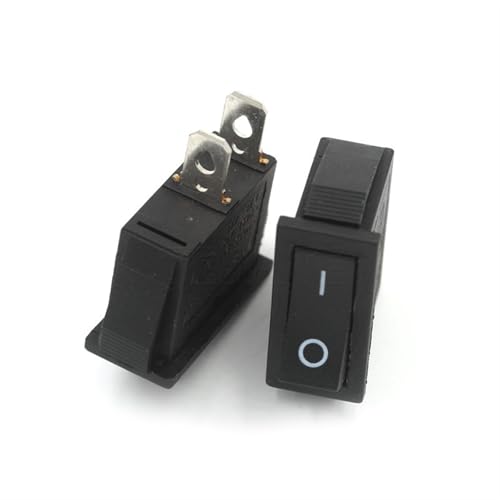 KCD3 Mikroschalter Elektroherd Bratpfanne Bootstyp Kippschalter Schiffstyp 2/3 Fuß 2/3 Gang Power Button Kit 10St(2 Feet black) von LHKQHRDL