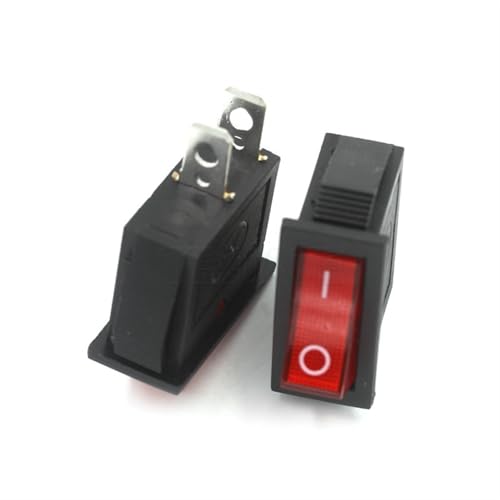 KCD3 Mikroschalter Elektroherd Bratpfanne Bootstyp Kippschalter Schiffstyp 2/3 Fuß 2/3 Gang Power Button Kit 10St(2 Feet hyaline) von LHKQHRDL