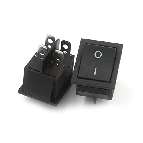 KCD4 Mikroschalter Elektroherd Bratpfanne Bootsgröße Kippschalter Schiffstyp 4/6 Fuß 2/3 Gang Netzschalter Kit 10St(4 Feet 2 Gear black) von LHKQHRDL