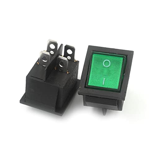 KCD4 Mikroschalter Elektroherd Bratpfanne Bootsgröße Kippschalter Schiffstyp 4/6 Fuß 2/3 Gang Netzschalter Kit 10St(4 Feet 2 Gear green) von LHKQHRDL