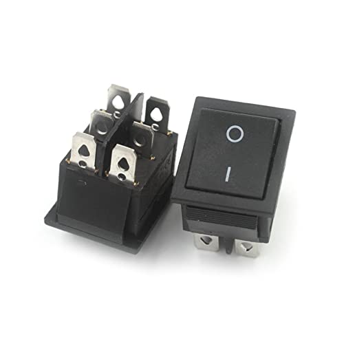 KCD4 Mikroschalter Elektroherd Bratpfanne Bootsgröße Kippschalter Schiffstyp 4/6 Fuß 2/3 Gang Netzschalter Kit 10St(6 Feet 2 Gear black) von LHKQHRDL