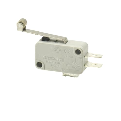 KW7-1 Mittlerer gerader Hebel, empfindlicher Timer, Schnappschalter, grau, Mikro-Endschalter, 20 Stück(Beige) von LHKQHRDL