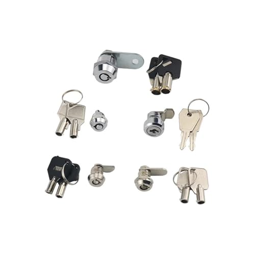 Kommerzielle Industrielle Elektrische Box Cam Lock Flache Runde Cam Schublade Plum Blossom Kupfer Schlüssel Eisen Box Mailbox Schloss 1 Stücke(C-style cam lock) von LHKQHRDL