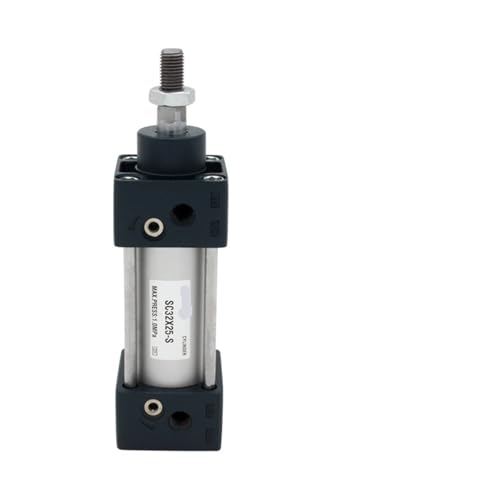 Luftzylinder SC100 Bohrung 100mm Doppeltwirkend Hub 25-1000mm SC100X50 SC100X1000S SC100X700S SC100X200 1St(SC100X100) von LHKQHRDL