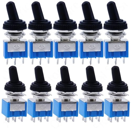MTS-203 EIN-EIN/EIN-AUS-EIN AC125V 6A Blauer Schalter 2/3 Positionen 3/6 Pins Rastender Mikro-Kippschalter MTS-102/103 MTS-202/203 5 Stücke/10 Stücke(MTS-203,5PCS_WITHOUT CAP) von LHKQHRDL