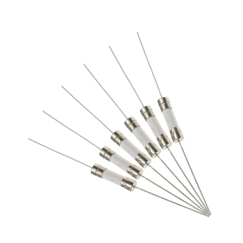 Schnelle Pause F Keramik Sicherung Blow Tube Sicherung mit einem Pin 5 x 20 mm 250 V 0,5 A-30 A 10 Stück(3A) von LHKQHRDL