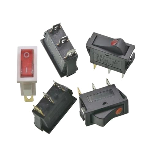 Wippschalter Reiskocher Elektrische Bratpfanne Kleines Schiff Typ Stromversorgung Druckknopf KCD3 Lampe 2/3 Pins 10St(REMARK(10PCS)) von LHKQHRDL