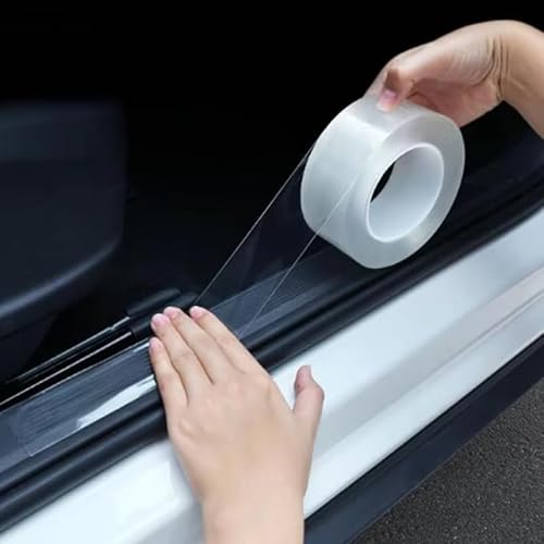 LHLUCKY 5CM ×3M Stoßstangenschutz Auto für Leapmotor C10 2024-2025, Transparent Ladekantenschutz Türschwellen-Anti-Kratz-Schutz von LHLUCKY