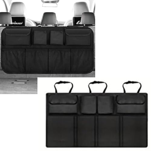 LHLUCKY Kofferraum Organizer, Auto Aufbewahrungstasche für Porsche Taycan Cross Turismo (Y1A) 2021 2022 2023 2024 2025 Kofferraumtasche, Auto Organizer Zubehör für Den Autoinnenraum von LHLUCKY