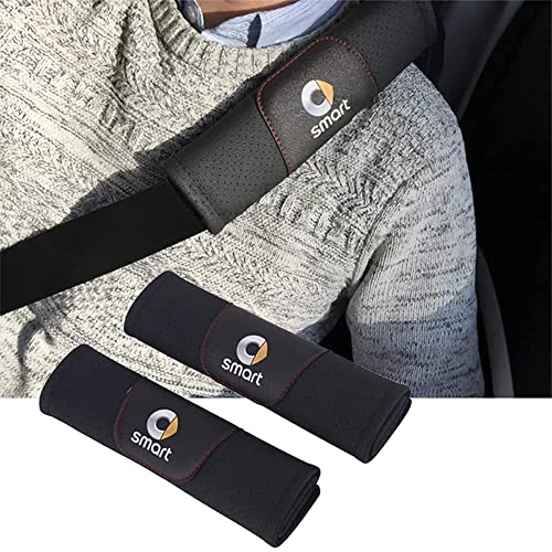 LHMM 2 Stück Auto Gurtpolster für Smart Fortwo Forfour 453 451 450 Crossblade Convertible City-Coupe Roadster Sicherheitsgurt Schulterpolster Autositzgurte Pad für Kinder Erwachsene LHMM 2 Stück Auto Gurtpolster für Smart Fortwo Forfour 453 451 450 Crossblade Convertible City-Coupe Roadster Sicherheitsgurt Schulterpolster Autositzgurte Pad für Kinder Erwachsene von LHMM