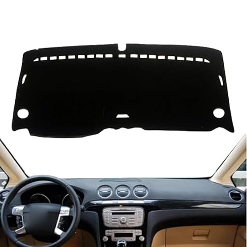 LHMM Auto Armaturenbrett Abdeckung Matte für Ford S-MAX SMAX 2006-2015, Sonnenschutz Pad Instrumententafel Teppiche Zubehör mit Rutschfesten Silikonschicht LHMM Auto Armaturenbrett Abdeckung Matte für Ford S-MAX SMAX 2006-2015, Sonnenschutz Pad Instrumententafel Teppiche Zubehör mit Rutschfesten Silikonschicht von LHMM