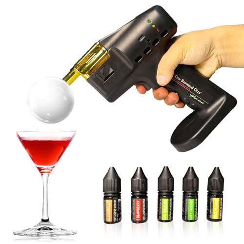 lhmwtwr Cocktail Smoker Kit, Hand Smoked Bubble gun,Smoke Generator Tool, Smoking Gun, No Open Flame Required, Multi-Use home Bar, Cocktail Bubble, Smoke Bubble, von LHMWTWR