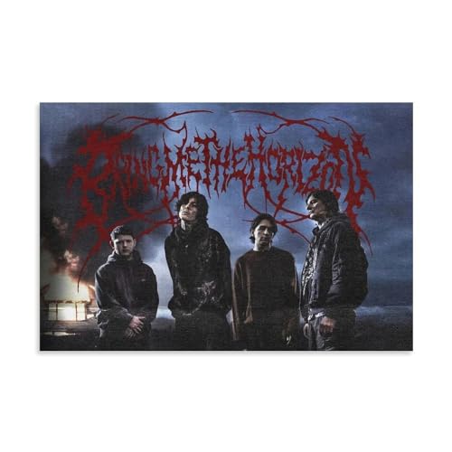 Retro-Poster "Bring Me The Poster", Horizon-Rock-Band, Wandkunst, Dekor, Gemälde für Zuhause, Wohnzimmer, Schlafzimmer, 40 x 60 cm, ungerahmter Stil Retro-Poster "Bring Me The Poster", Horizon-Rock-Band, Wandkunst, Dekor, Gemälde für Zuhause, Wohnzimmer, Schlafzimmer, 40 x 60 cm, ungerahmter Stil von LHOEQD