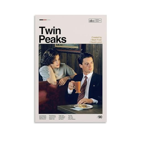 Twin Peaks Fire Walk With Me Poster, Filmposter, Vintage-Poster, Leinwand, Wandkunst, Dekor, Gemälde für Zuhause, Wohnzimmer, Schlafzimmer, 30 x 45 cm, ungerahmter Stil Twin Peaks Fire Walk With Me Poster, Filmposter, Vintage-Poster, Leinwand, Wandkunst, Dekor, Gemälde für Zuhause, Wohnzimmer, Schlafzimmer, 30 x 45 cm, ungerahmter Stil von LHOEQD