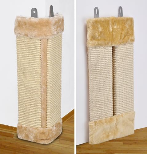 Katzen Kratzbrett Kratzmatte Kratzecke Sisal Katze Kratz Eck Brett Ecke 23x50cm von LHS
