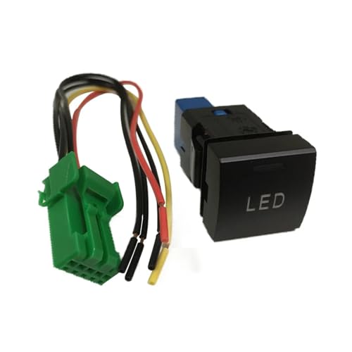 LHVHPKUKAN Auto LED Front Nebel Licht Schalter Power Lampe Auf Aus-Taste Fit for Toyota Camry Xv70 2018 RAV4 2019 2020 Corolla Prado 150 Zubehör(LED Button) von LHVHPKUKAN
