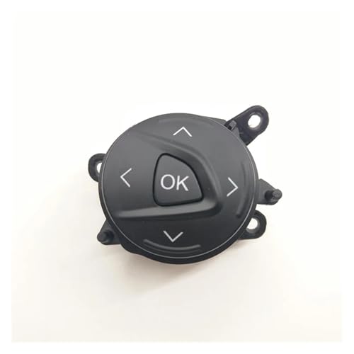 LHVHPKUKAN Passend for Ford Focus for Kuga 2012–2015, Multifunktions-Lenkradtasten, Audio-Lautstärkeregler, Schaltertaste, M-OK-Schaltertaste.(Left OK Button) von LHVHPKUKAN