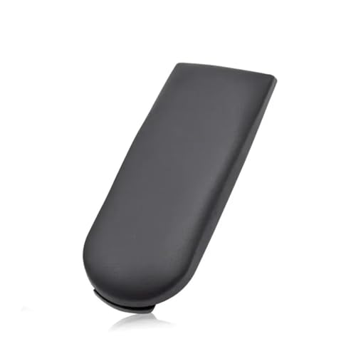 LHVHPKUKAN Schwarzer Leder-Auto-Mittelkonsolen-Armlehnendeckel passend for Skoda Octavia Fabia Roomster Rapid Zubehör von LHVHPKUKAN