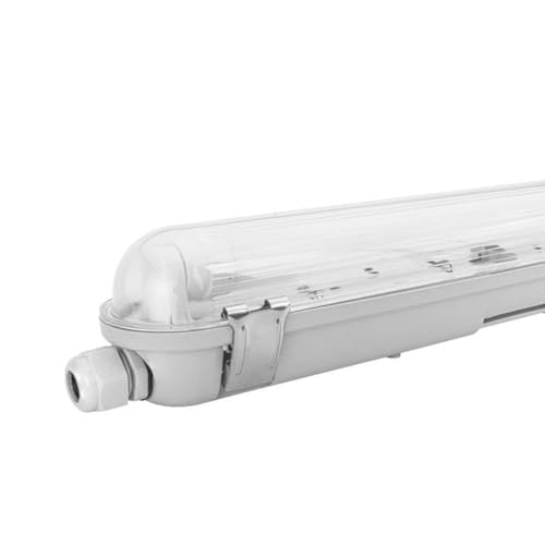 LHW-Licht LED Feuchtraumleuchte 150cm IP65 22W Röhre | 2200 Lumen | 4000K Neutralweiß für Keller und Garage von LHW-Licht