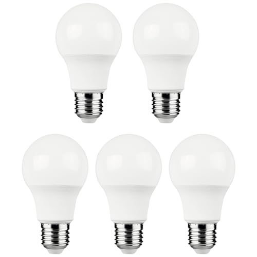 LHW-Licht LED-Leuchtmittel 5er-Set Birne 4,9W = 40W E27 matt 470 Lumen 2700K warmweiß 200° von LHW-Licht